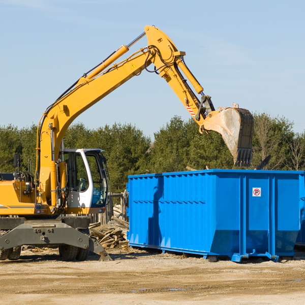 are there any restrictions on where a residential dumpster can be placed in Selma Michigan